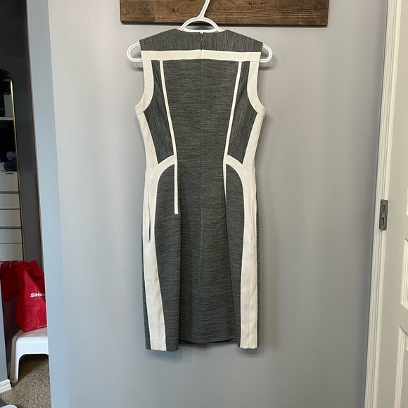 Women’s O’2nd Midi white and grey dress size 4 - Picture 5 of 7